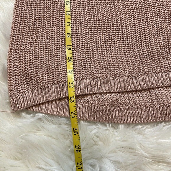 NWT Kaari Blue Pink Open Knit Sweater Size Small - Picture 6 of 7